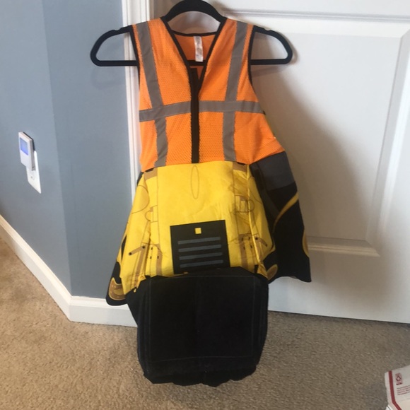 Child Construction Digger Ride-On Costume Size 4-6 - Picture 2 of 8